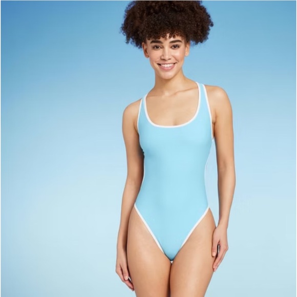 New without tags Blue Racerback Wild Fable One Piece - Picture 1 of 5
